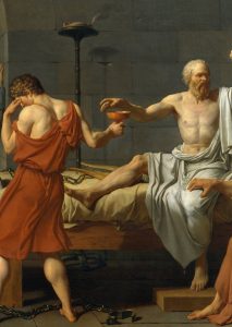 portada la muerte de Sócrates