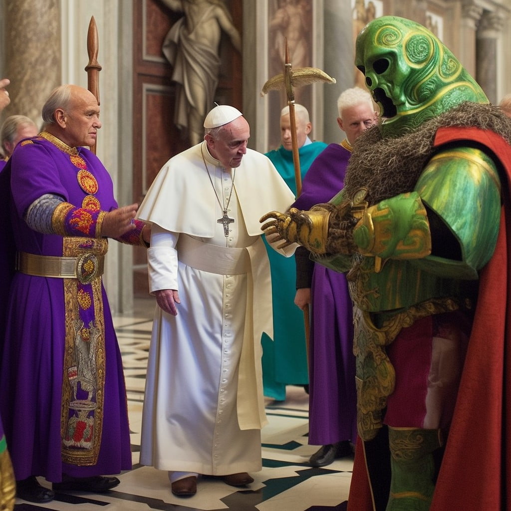 Papa recibe a representante de los sindicatos