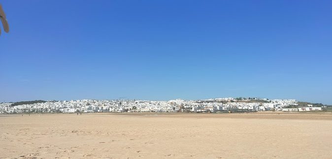 conil de la frontera desde la playa