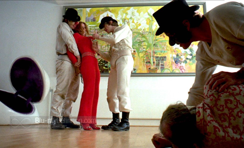 fotograma pelicula la naranja mecanica 1971