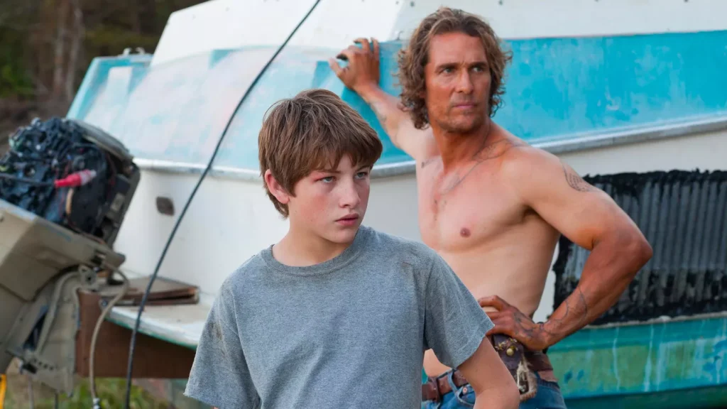 pelicula Mud en la que vemos a sus protagonistas