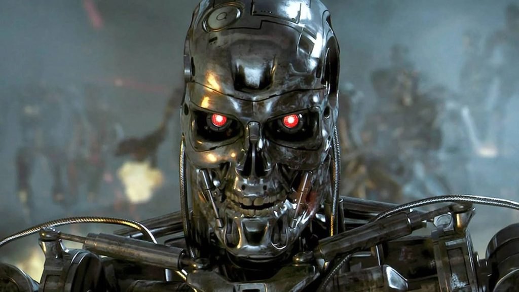 robot militar IA terminator